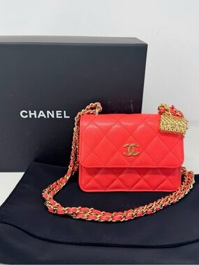 Chanel Mini Flap with bag charm